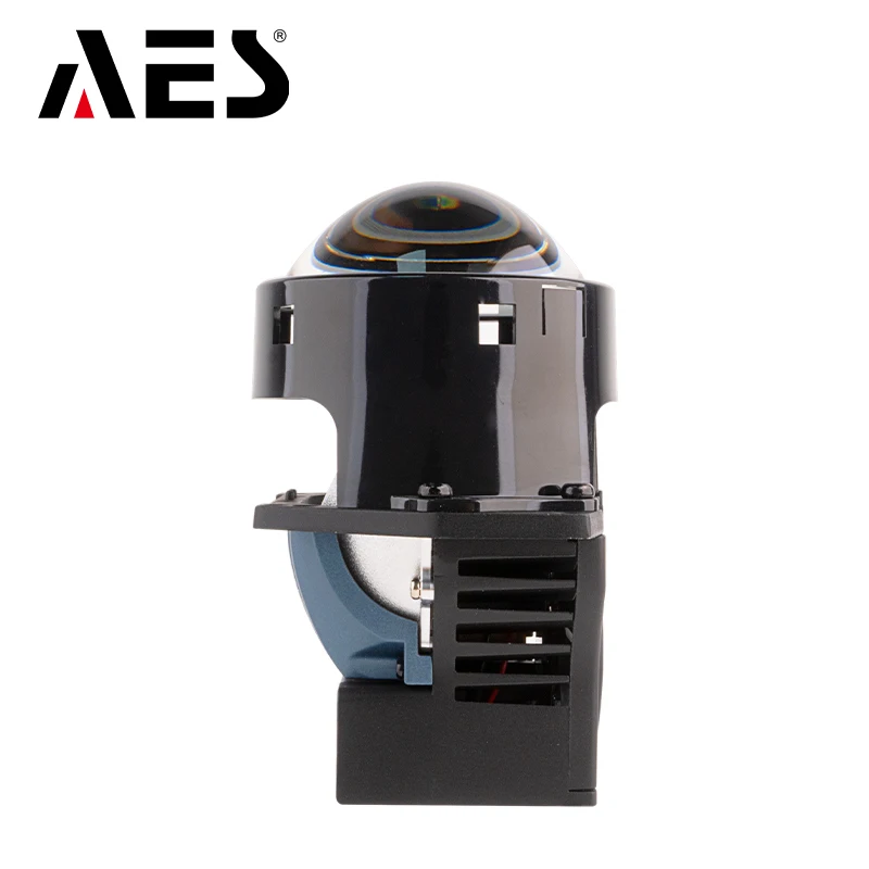 2025 TIR Prism AS010 قصيرة الحجم BiLED المصباح 2 قطعة عدسة العارض مروحة كبيرة عدسة زرقاء لجميع ترقية الإضاءة السيارات #1