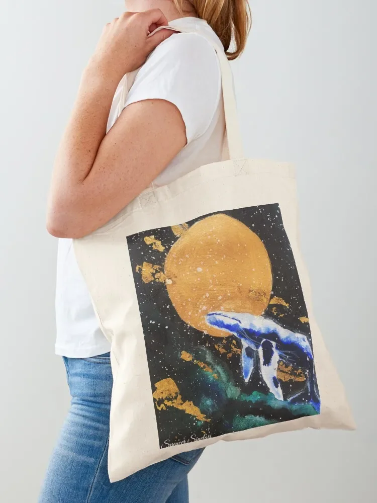 The Great Mystery ~ Original Mixed Media Piece by Spencer Sinclair Tote Bag canvas bags Large bags for women Tote Bag