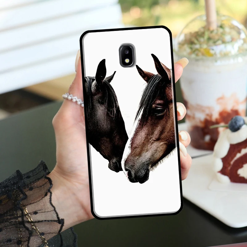 Horse Animal Case For Samsung Galaxy J7 2017 J1 J3 J5 2016 A6 A8 J4 J6 Plus J8 A7 A9 2018 Phone Cover