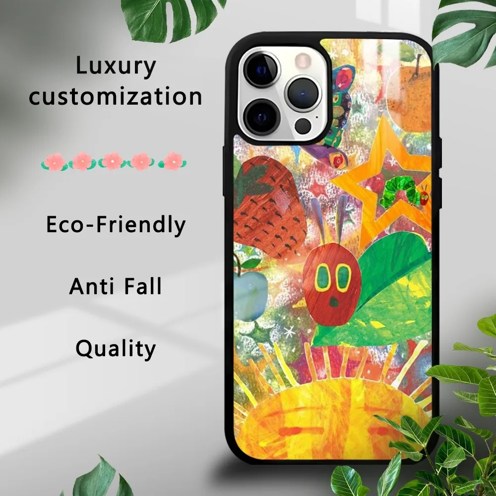 The Very Hungry Caterpillar Phone Case For iPhone 16 15 14 13 12 11 Pro Xs Max Mini Plus Celulares Hard Funda