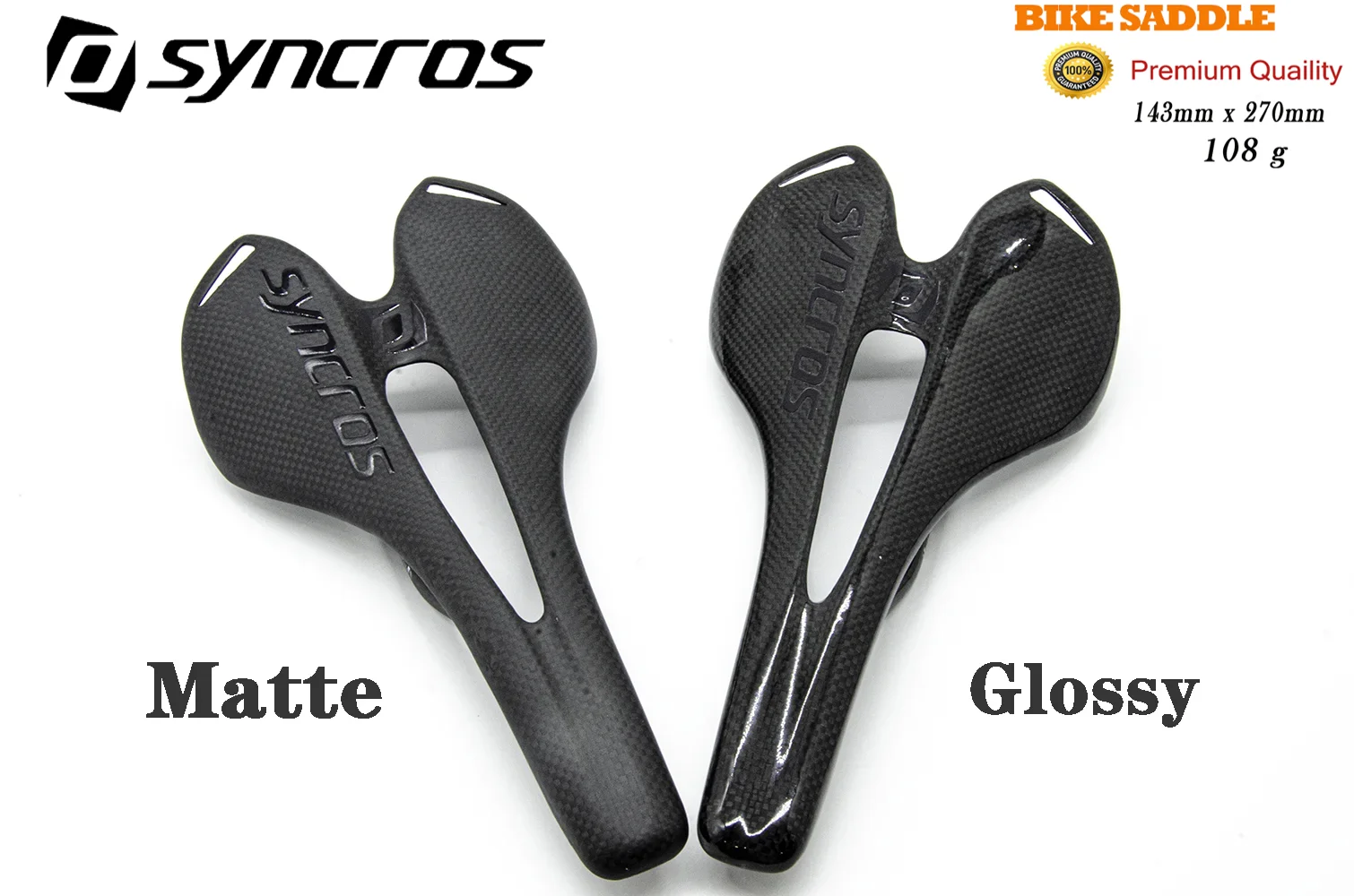 SYNCROS BIKE FITTINGS 3K PLAID SADDLE MTB/Road Bicycle Carbon Fiber Extralight Saddle Bike Saddle Mtb Seat Cushion