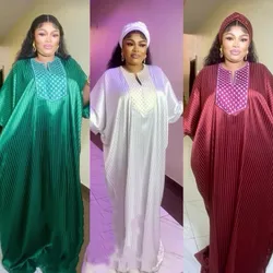 African Dresses for Women Traditional Africa Clothing Dashiki Ankara Outfits Gown Abayas Robe Muslim Kaftan Maxi Long Dress 2024