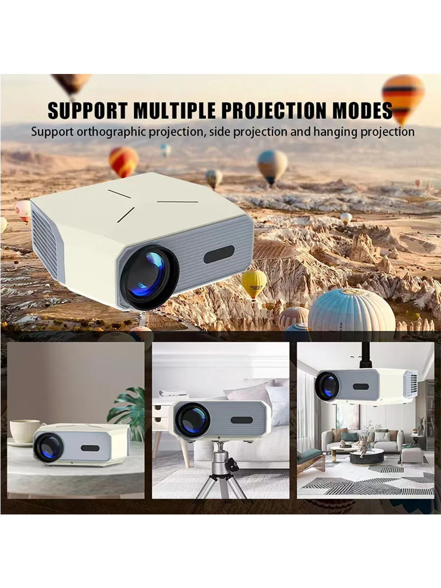 

Проектор для домашнего кинотеатра: A4300 с Android 9.0, поддержкой Native 1080P и 4K, яркость 350 ANSI люмен