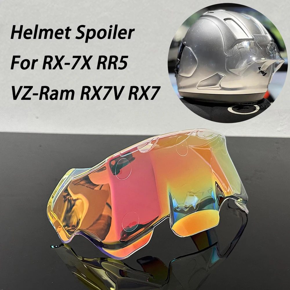 Helmet Decoration Accessories Motorcycle Helmet Spoiler Case for RX7X RX-7X RR5 VZ-Ram RX7V RX7 GP RX7X RR5 Spoiler for Arai