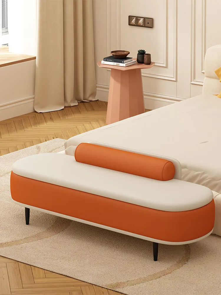 Internet Celebrity Light Luxury Shoe Changing Stool Home Entrance Long Stool Entryway Shoe Wearing Stool Cloakroom Long Sofa