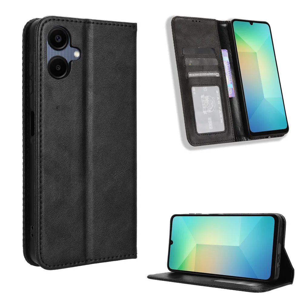 For Samsung Galaxy A08 5G Luxury Flip PU Leather Wallet Magnetic Adsorption Case For SamsungA08 A 08 Phone Bag