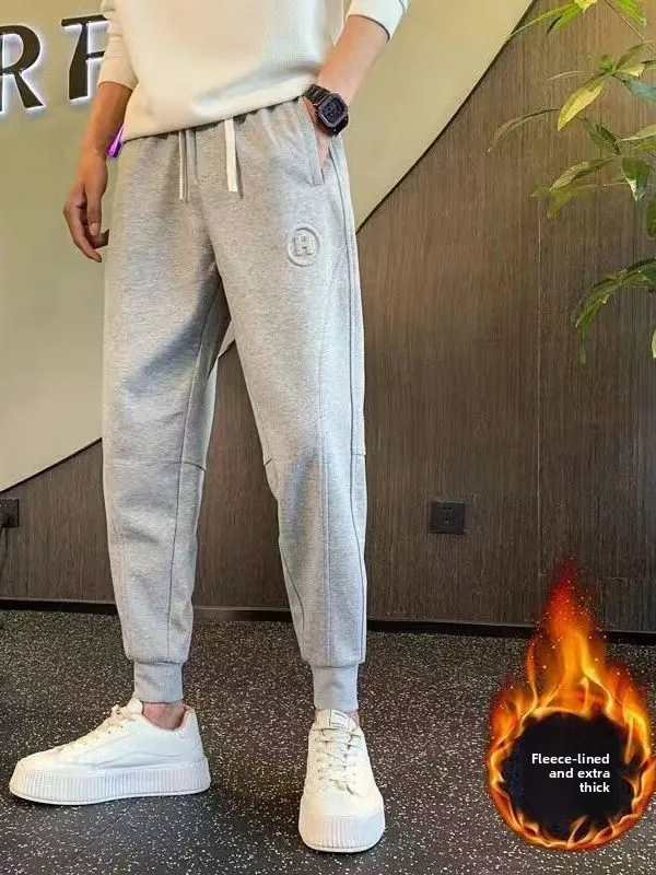 

Youthful Energy Harlan Pants Men's Spring Autumn New Sle Sports Thiened Casual Trousers Trendy Brand Versatile Loose Fit