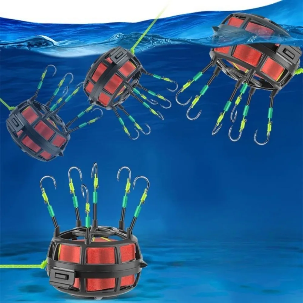 Anti-Washout Bait Cage Feeder in-Line Method Feeder for Carp Fishing Hookbait Holder Groundbait Trap Tackle Fishing Accessories view 6