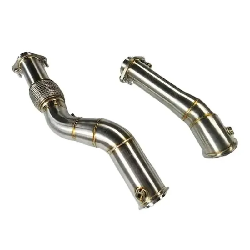 JTLD Performance Exhaust System Downpipe for BMW S58 G80 G82 G83 G87 System Downpipe M2 M3 Competition 4 & M4 Competition