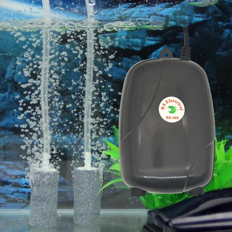 Aquarium Sauerstoff Luftpumpe Aquarium Kompressor Ultra Silent Oxygenator Blase Belüfter Tragbare Aquarium Zubehör 220V 3W 5W – Detail 3