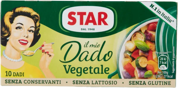 Kostki rosołowe Dado per Brodo Vegetale 10x100g - Star