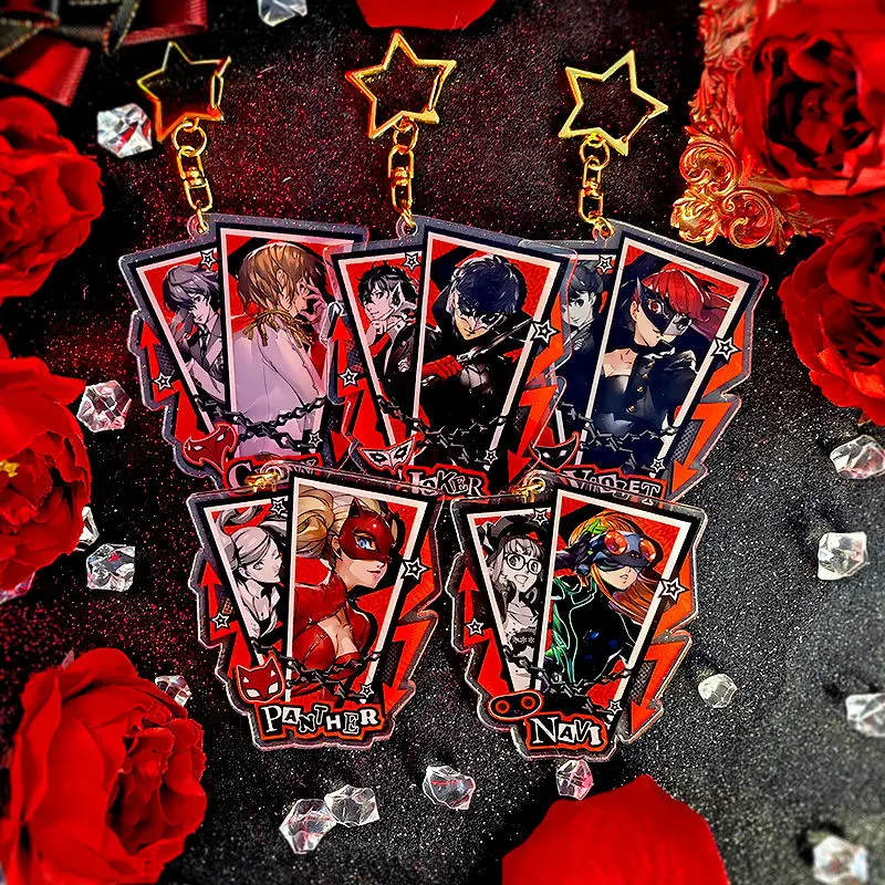 

Akechi Goro Anne Takamaki кулон брелки мультфильм аниме кулон брелок ювелирные украшения аксессуары для рюкзака