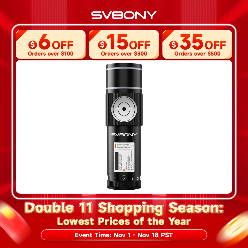 Svbony SV121 Next-generation Laser Collimator 1.25