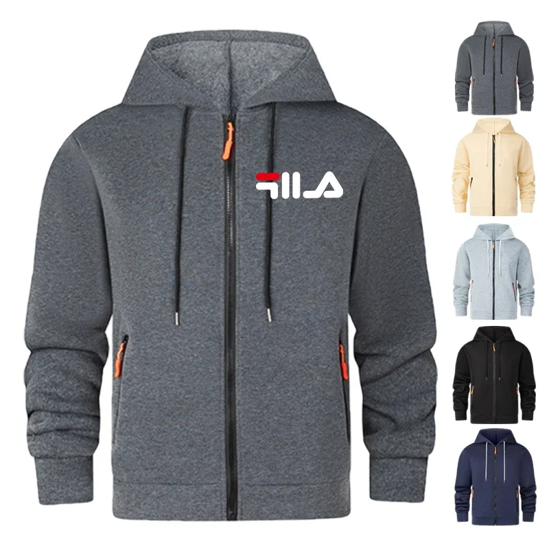 

Fashionable and Casual Black, Gray and Blue Three-color Zipper Sweatshirts, Hip-hop Street Casual Wear, Sweatshirts, Skateboard