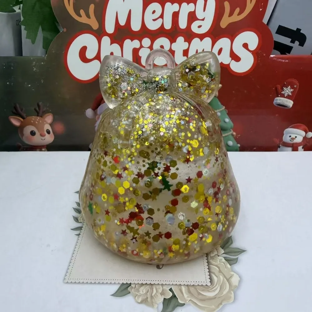 Squeezing Christmas Squeezed Cube Santa Claus Snowman Realistic Christmas Tree Pinch Super Soft Anxiety Relief