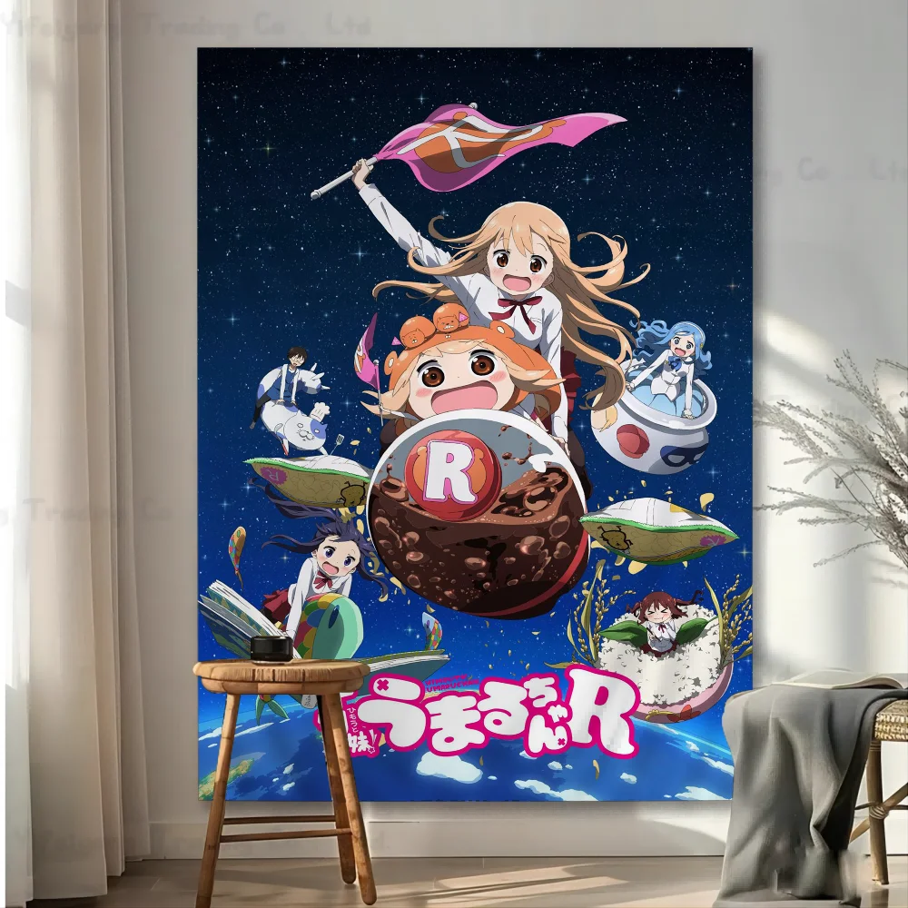 

Himouto Anime Umaru Chan Cartoon Tapestry For Living Room Home Dorm Decor INS Home Decor