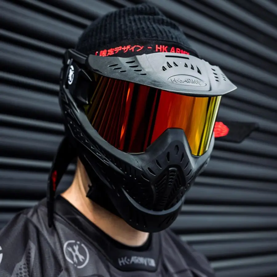 Masker Paintball Airsoft Army HSTL dengan Lensa Termal Anti Kabut