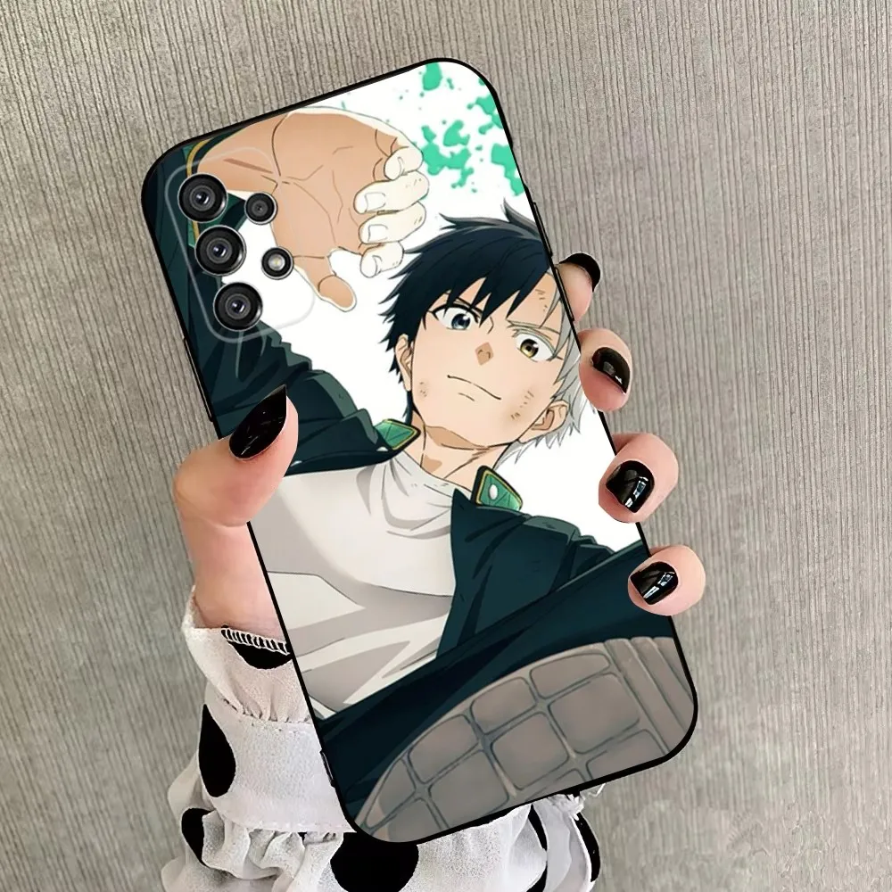 Anime Wind Breaker Sakura  Phone Case For Samsung Galaxy A20,A21s,A22,A31,A32,A52,A53,A72,73,A80,A91 Soft Black Cover