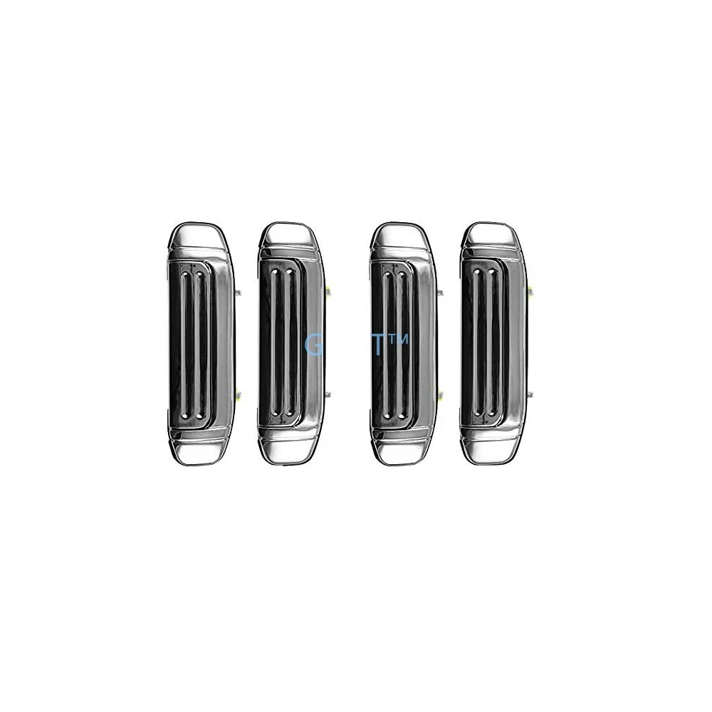 4 Pieces narrow Plastic Chrome or Black V32 V33 Door Handle for Pajero 2nd Door Bar for Montero V31 V43 1989-1999 Door Pedal V4