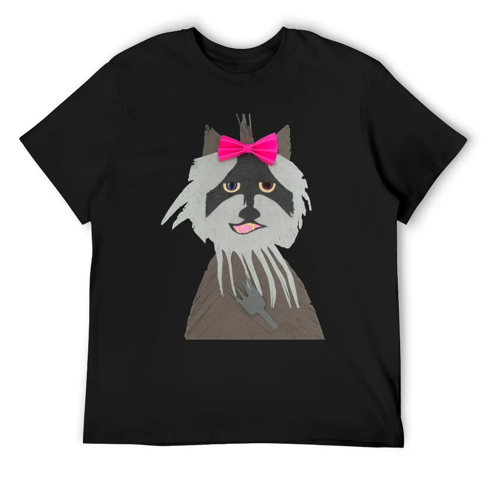 

Rose Raccoon T-Shirt anime clothes sweat topping affliction shirts t shirt for men
