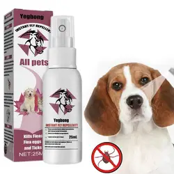 Pet Spray Natural Fleas And Ticks Dog Bedding Spray Fleas Treatments For Pets Fleas Killers Soothing Grooming Spray Healthy Car