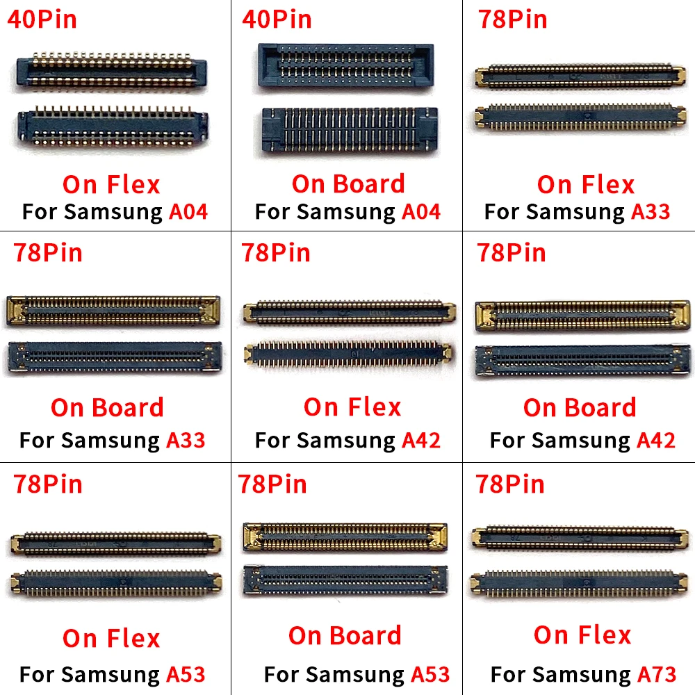 Charging FPC Connector USB Charger Plug For Samsung A04 A33 A42 A53 A73 Charger Plug On Board