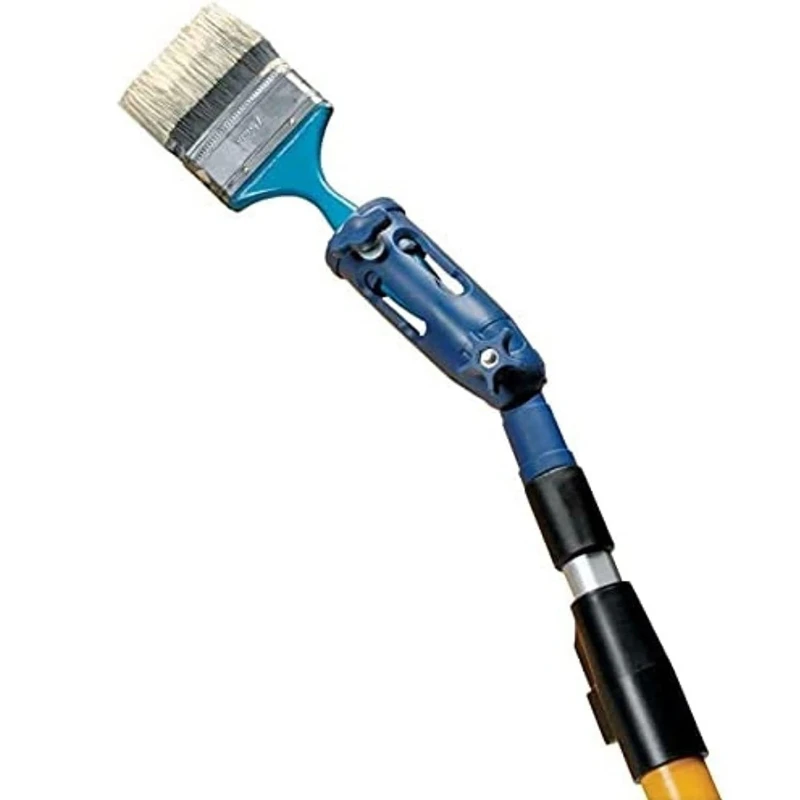Paint Brush Extender Multi-Angle Paint Roller Adapter Pole Clamping Painting Tool Wall Ceiling Paint Brush Extender