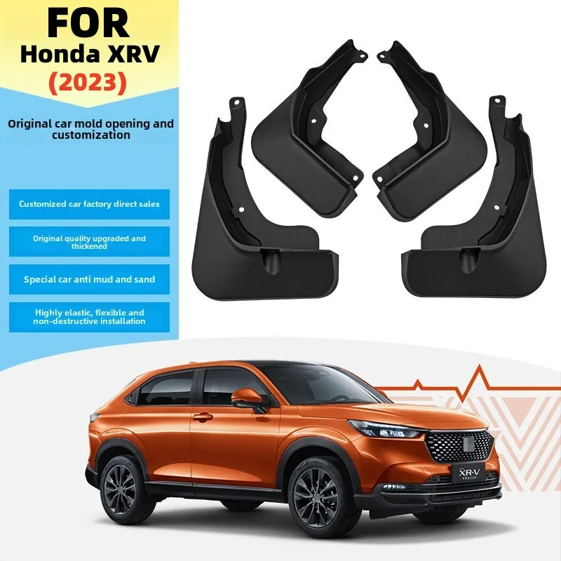 

For Honda XR-V XR V ENS1 2023 Car Front Rear Mudguard Splash Guards Fender With Screw No Drilling Required Mud Flaps Accessories