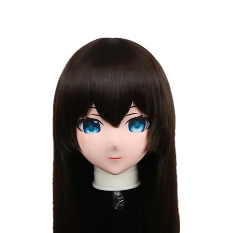 

(B01) Custom Handmade Silicone Custom Full Head Mask with Backshell Party Crossdressing Silicone Anime Kigurumi Cosplay Mask