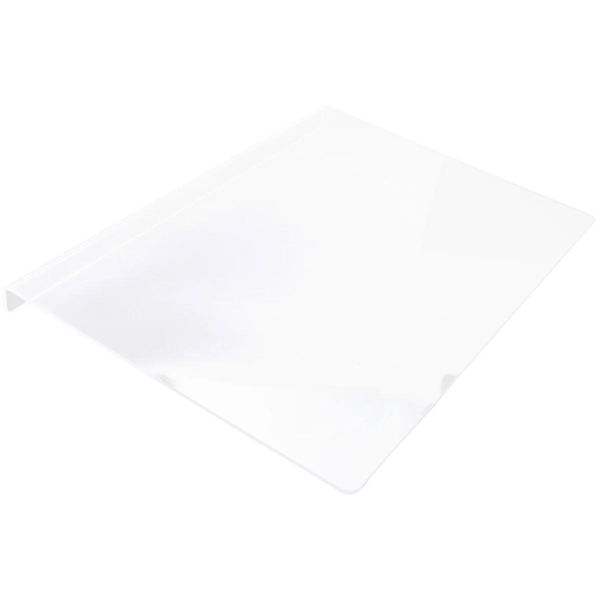 Acrylic Cutting Board with Counter Lip, Clear Cutting Boards for Kitchen Counter Non Slip, Large Cutting Board