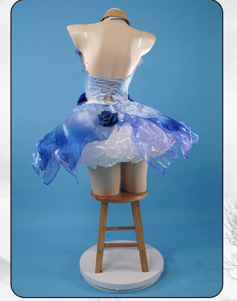 جينشين إمباكت نيلو أزياء تنكرية للهالوين وعيد الميلاد لعب الأدوار مقاس الحفلات S-XL سلع جديدة في المخزون تنورة باليه Mooyiyi