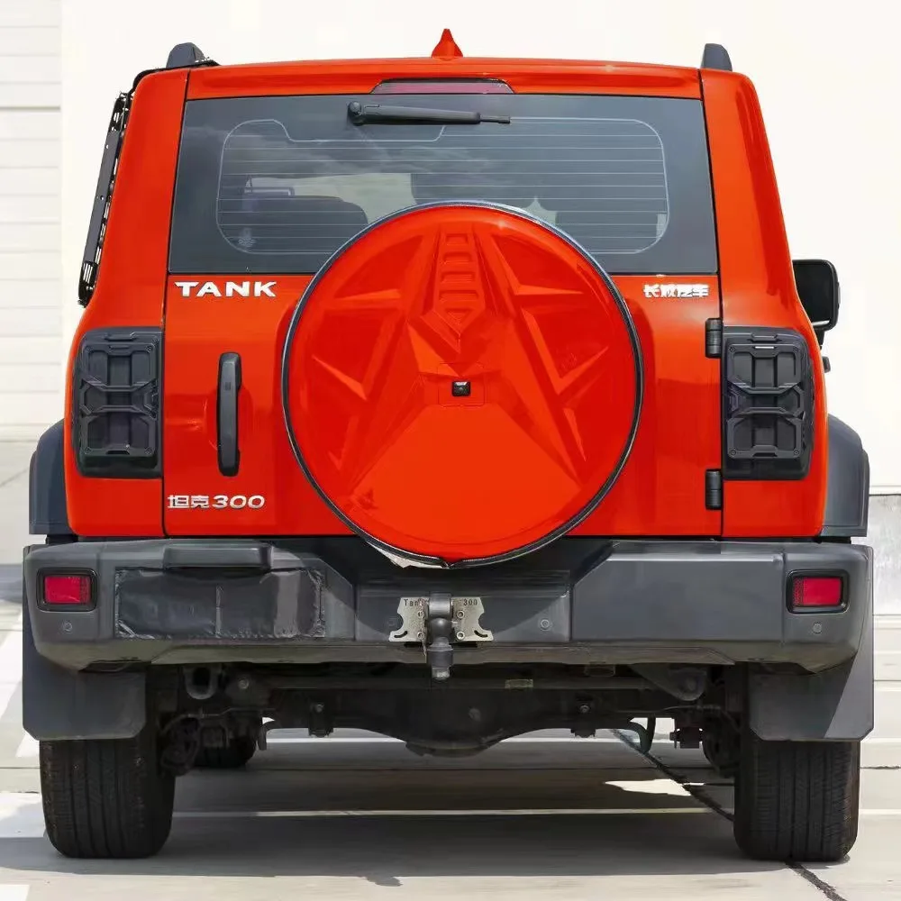 Newly Designed Modification Tailgate Tire Cover For Tank 300 2022-2024 Full Package Exterior Spare Tire Decoration Accessories