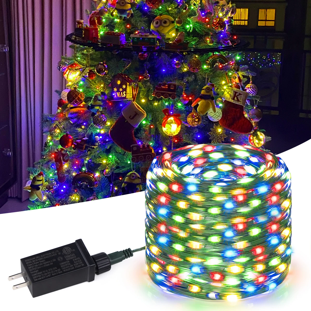 

10M-100M Christmas Lights LED String Lights Outdoor Garden Waterproof Lamp Garland Fairy Light For Indoor Home Room Xmas Decor