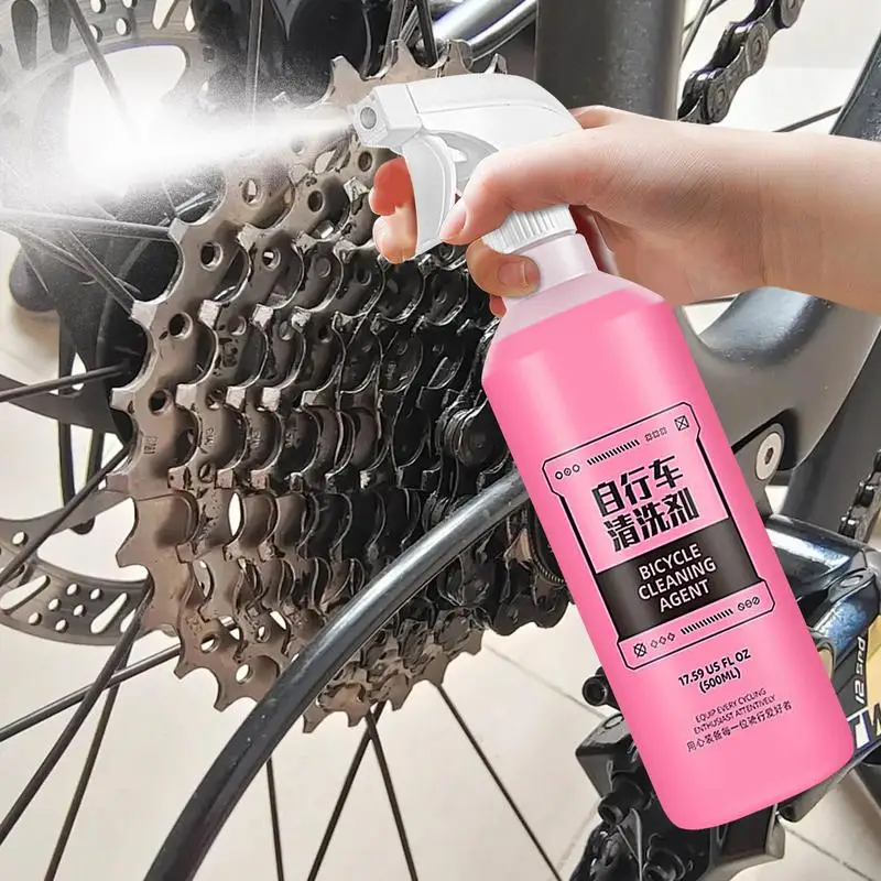 Limpador de corrente de ciclismo agente de limpeza eficiente forte agente de lavagem de ciclismo profissional spray de limpeza de ciclismo para remoção de sujeira