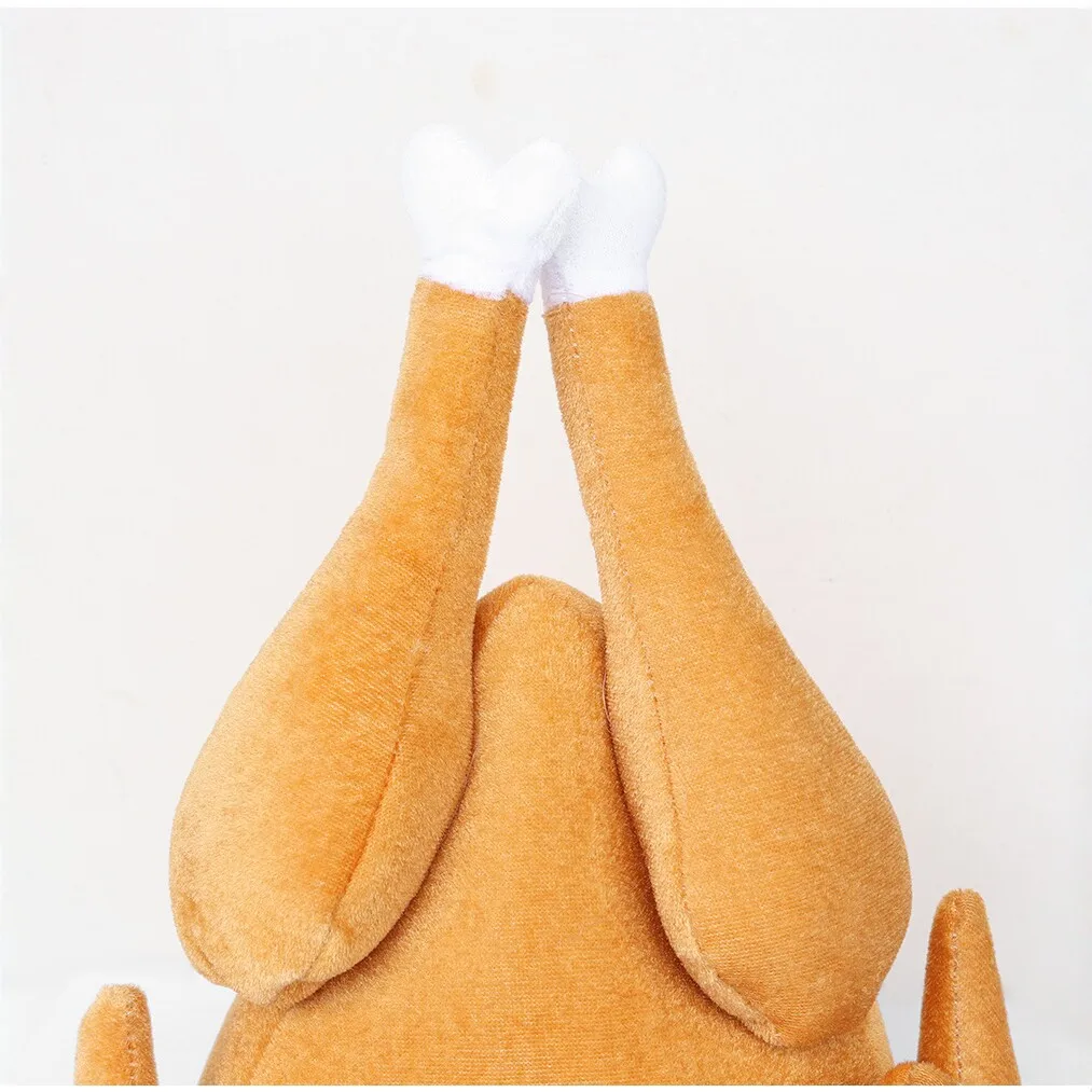 Chicken Leg Hat Funky Plush Hat Roast Chicken and Turkey-Shaped Headwear Thanksgiving Party Halloween Costume Props Headwear
