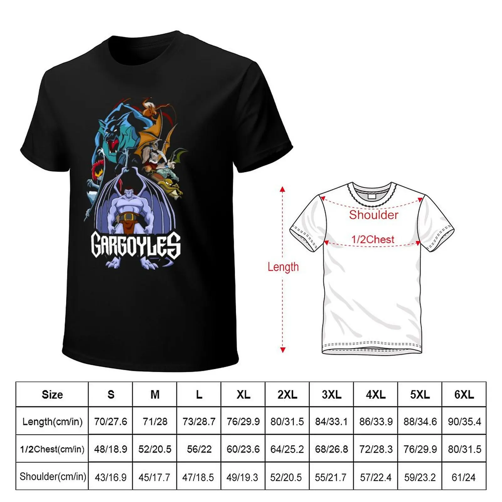 GARGOYLES - GOLIATH T-Shirt Modern Style Print T-Shirt