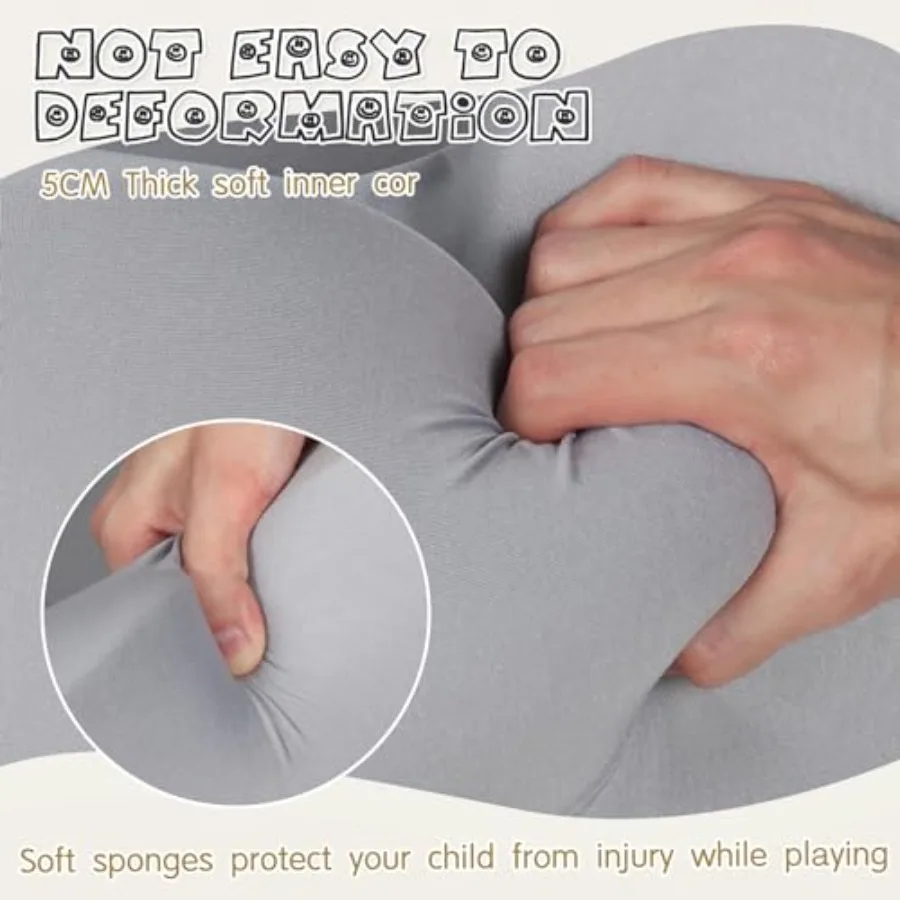 47인치 소프트 볼 피트용 폼 볼 피트, 다채로운 공 포함, 실내 놀이 장비, 이상적인 장난감 선물