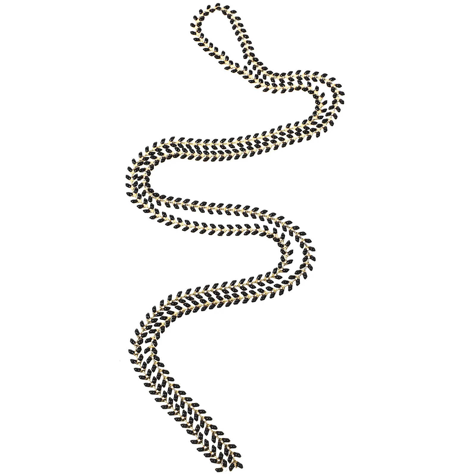 

1 Roll Copper Leaf Chain DIY Crafts Jewelry Making Bracelet Necklace Bag Decoration Hairpin Creative Chain Material