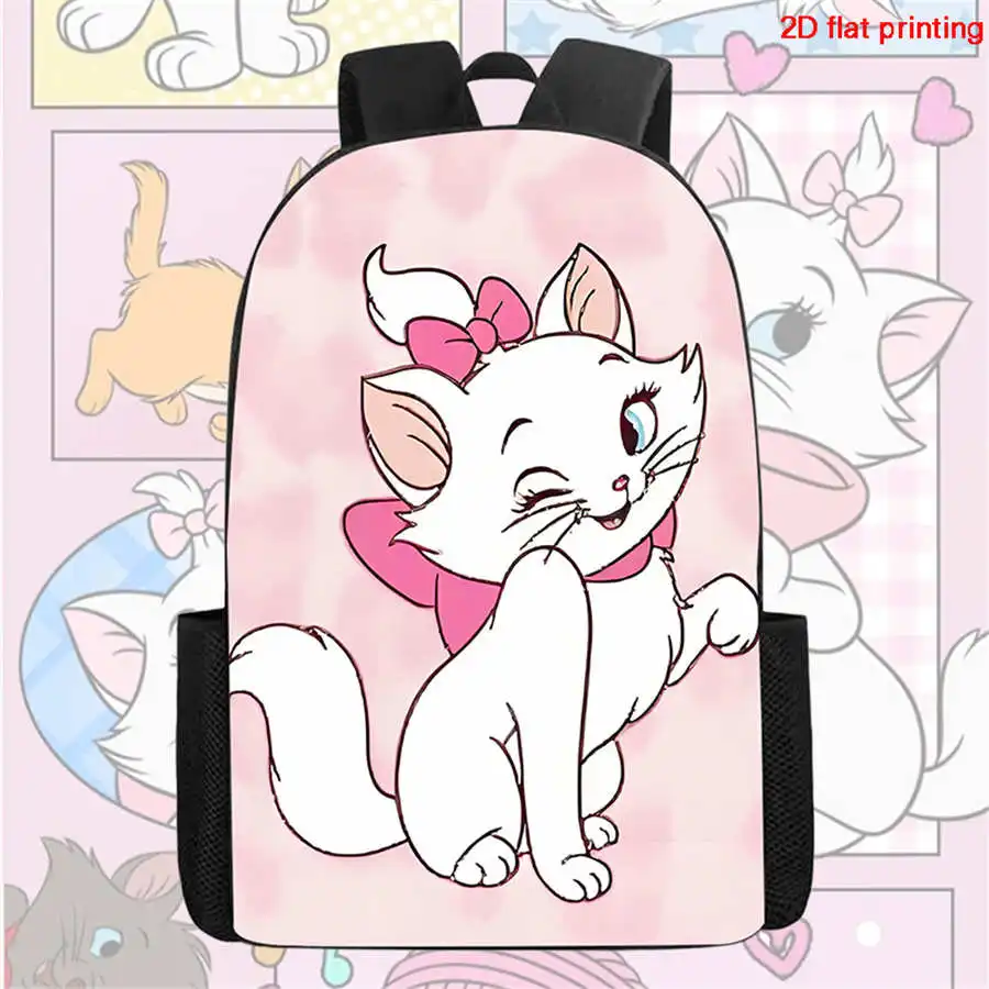 

Детский школьный рюкзак с изображением Мари-Кэт, большой вместительный рюкзак для мальчиков и девочек, подходит для детей в возрасте от 5 до 10 лет.