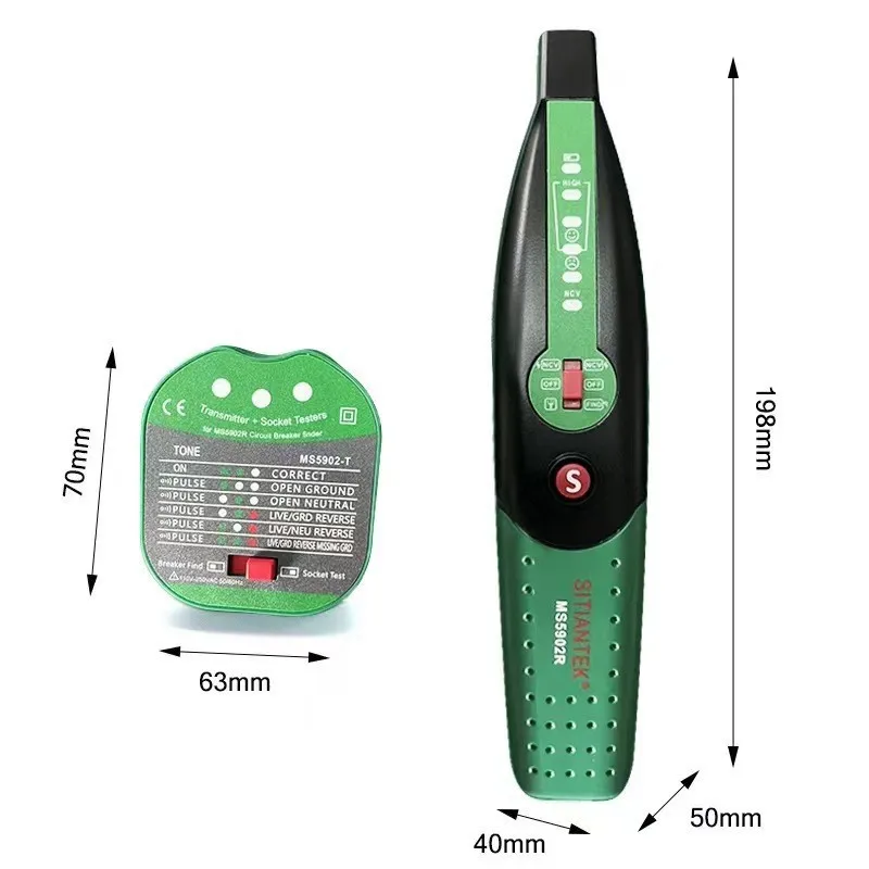 MS5902R Тестер разъединителя, функция поиска линии, тестер