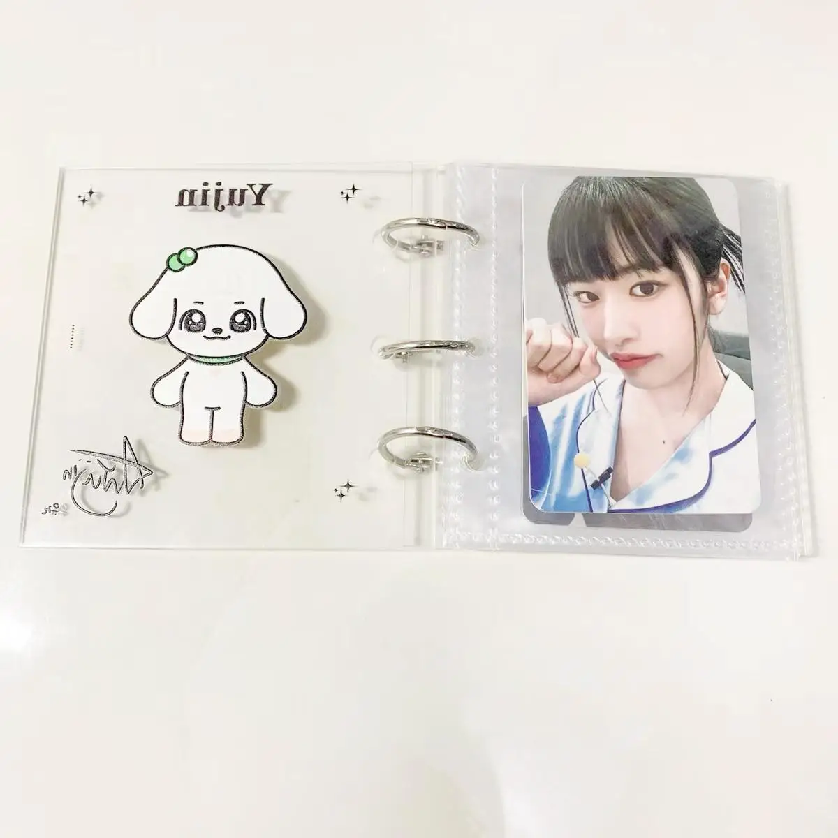 ألبوم بطاقات على شكل حيوانات كرتونية ألبوم صور مجموعة صور المعبود تخزين بطاقات صغيرة ألبوم بطاقات إبداعية من الأكريليك Wonyoung Yujin Rei Gaeul Leeseo Liz Kpop