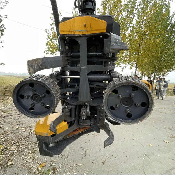 forest hydraulic wood harvesting machine forestry equipment cutting diameter tree harvester