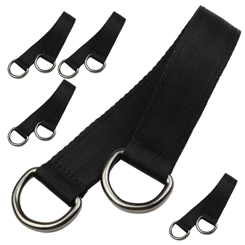 5 Pcs Swing Connection Belt Tree Straps Hammock Hanging Chair For Trees Rope Hook