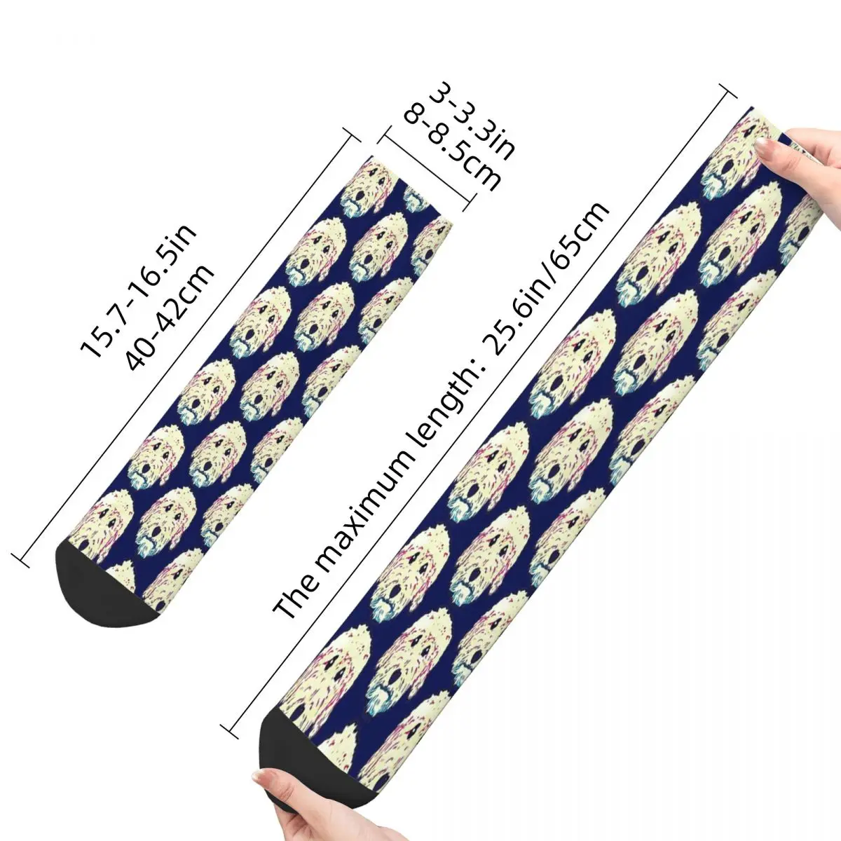 Goldendoodle Adorable Doodle Labradoodle Labradoodles Labrador Dog Doge Socks Male Mens Women Summer Stockings Printed