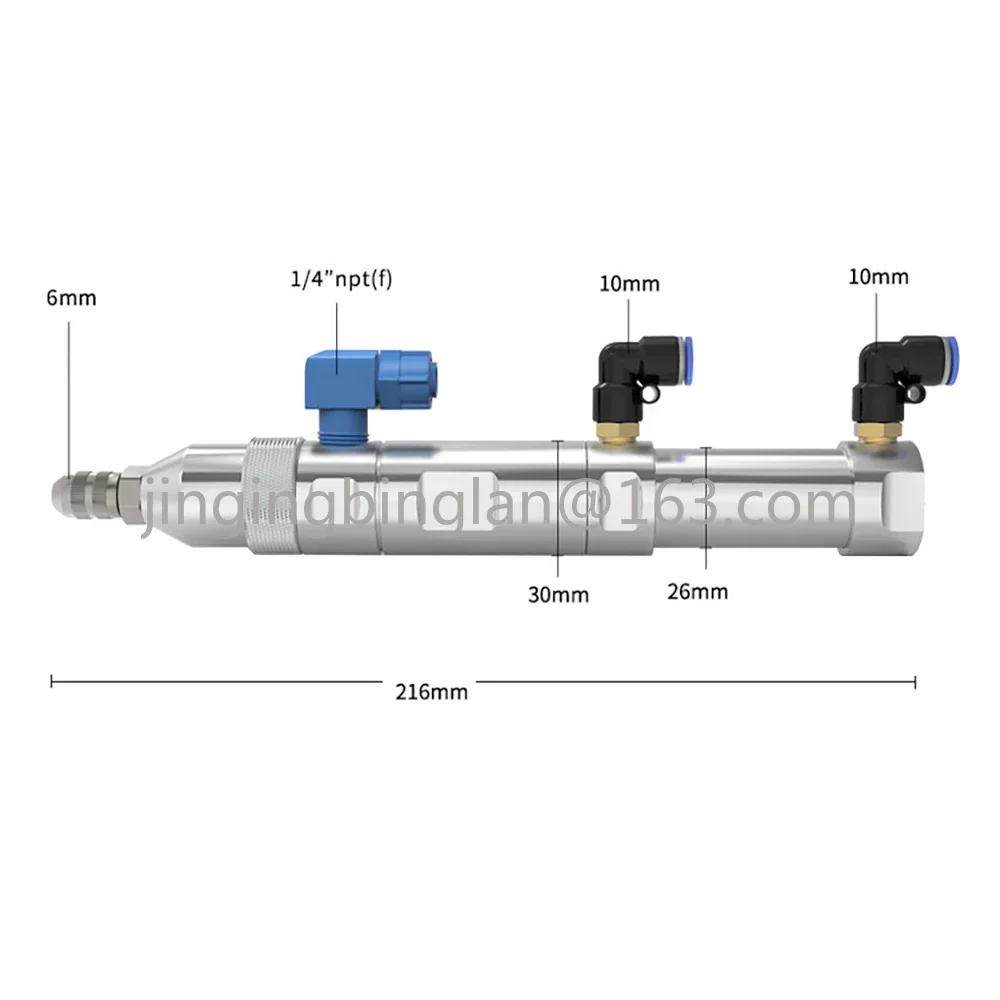 High Flow Silicone Dispensing Valve Min 0.001ML Precision Glue Applicator Cylinder Suck Back Type Dispensing Controller Nozzle