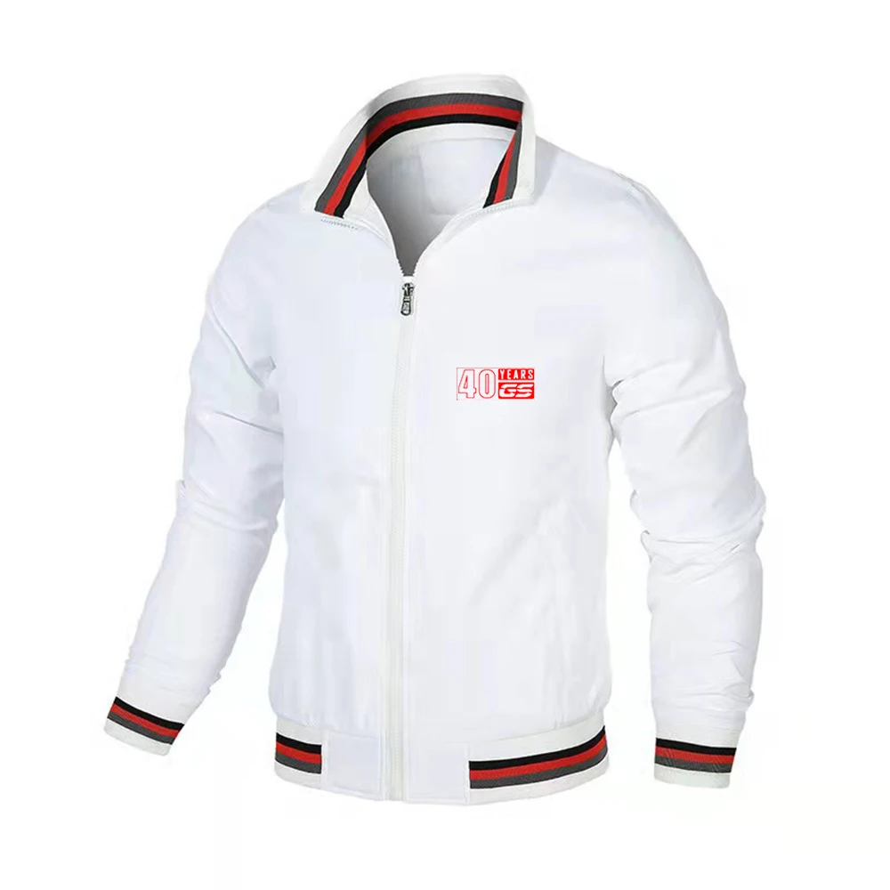 2025 دراجة نارية R1200 الرجال 40 سنة GS سترات مخططة موضة هوديس الشتاء الخريف سميكة الدافئة سترة واقية البلوفرات الملابس