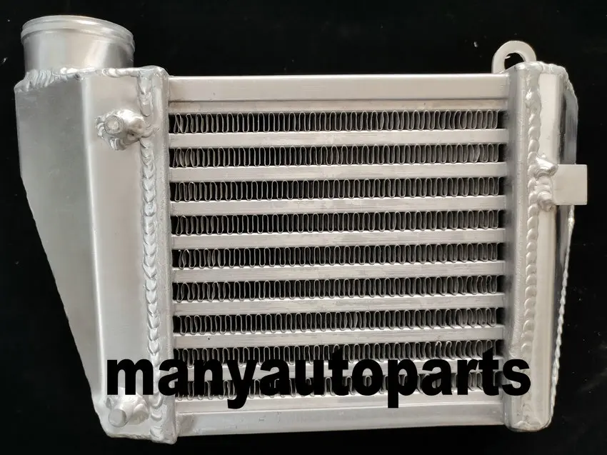 Bolt-On ด้านข้าง Intercooler สำหรับ VW 02-05 JETTA Golf GTI MK4 1.8t Turbo & 7 นิ้วพัดลม