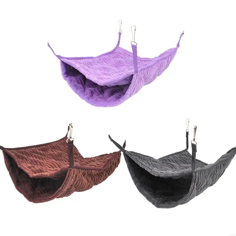 31KA Double-Layer Hamster Hammock Cage Glider Bed Warm Hanging for Resting Playing