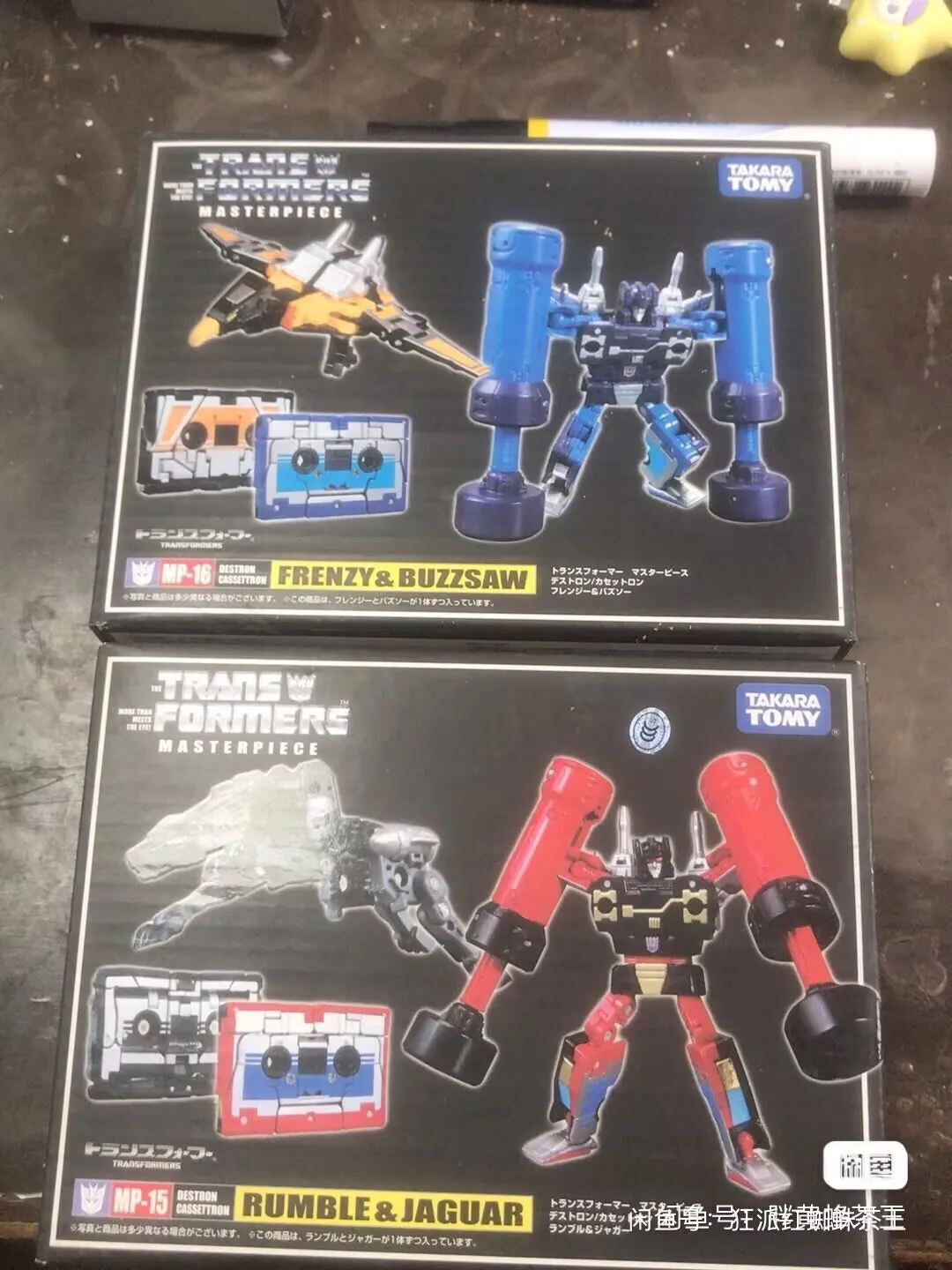 

Takara Tomy Transformers Toys MP15 Rumble Ravage MP-16 Frenzy Buzzsaw Action Figures Collected Robot Model Toys