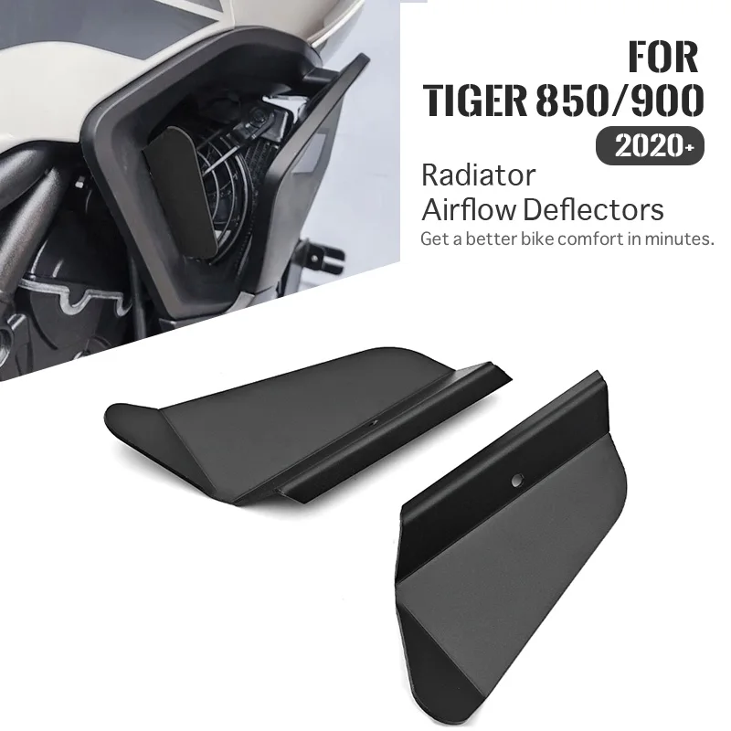 

For Tiger 900 GT Pro Rally Pro GT Low 850 Sport 2020- Radiator Airflow Air Deflectors Heat Deflector Side Fairing Engine Deflect